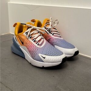 Nike Womens Rainbow Sneakers Air Max 270